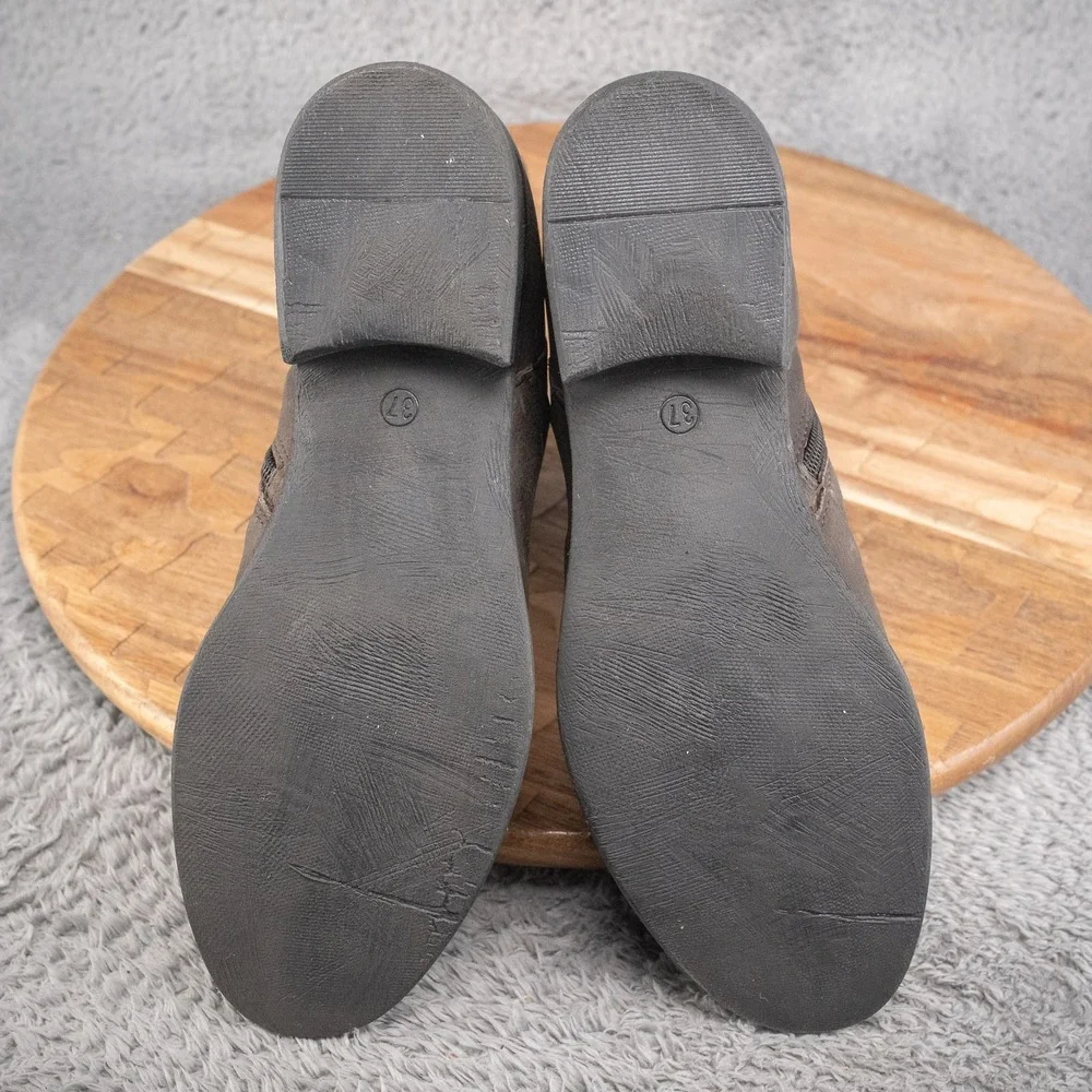 Miz Mooz - Leather‎ Ankle Boots - Swell - Ash - EU 37 US 6.5 - 7